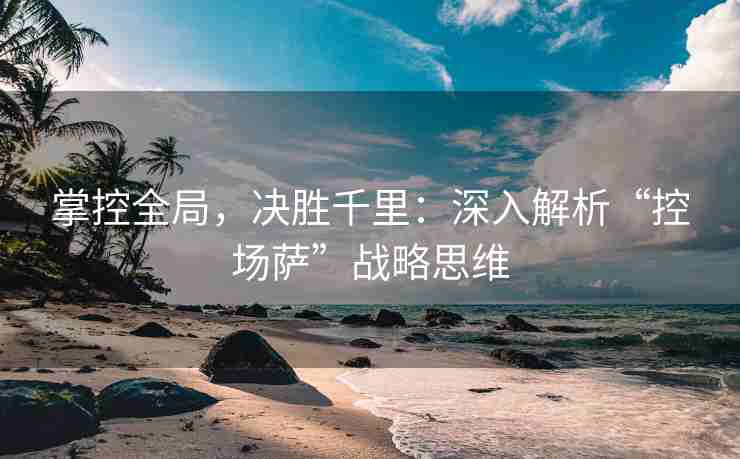 掌控全局，决胜千里：深入解析“控场萨”战略思维
