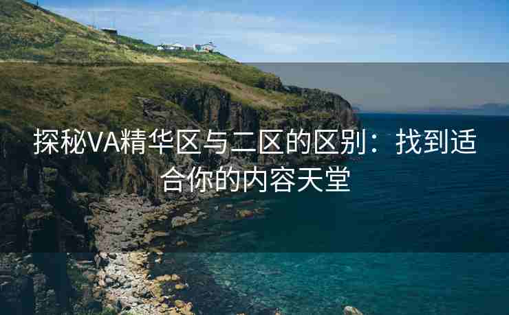 探秘VA精华区与二区的区别：找到适合你的内容天堂